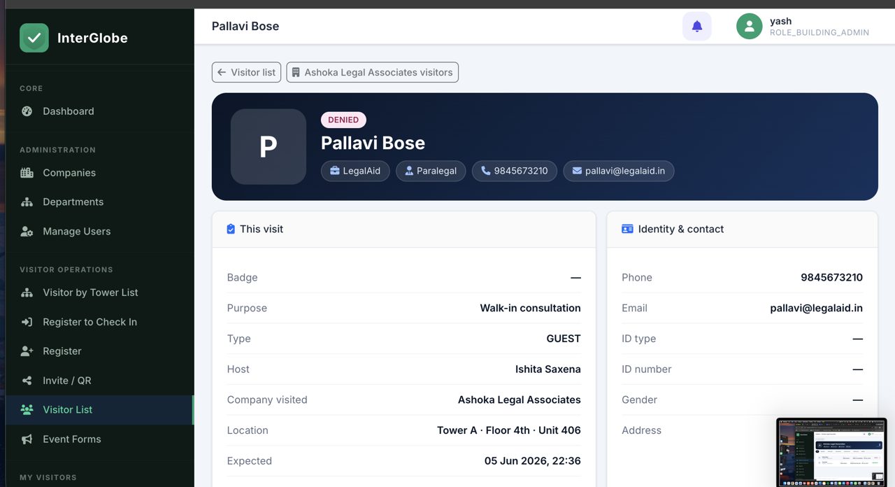 SignShield admin dashboard