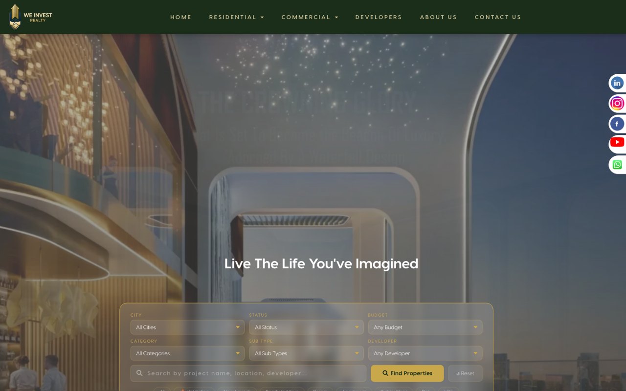 Homepage — search & find your dream property
